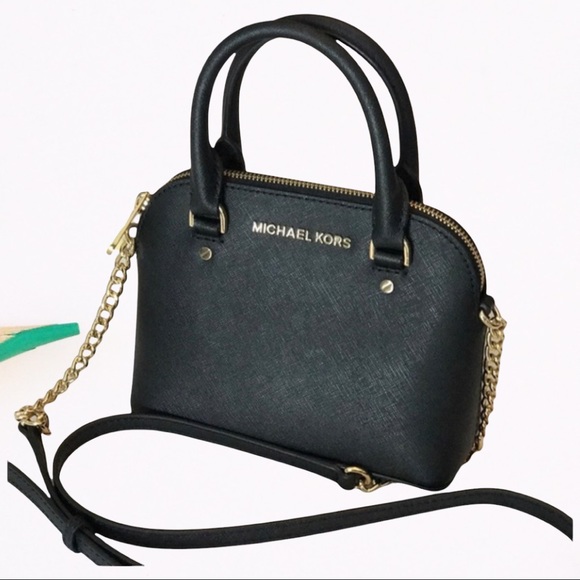 Michael Kors Handbags - Michael Kors Cindy Extra Small black Crossbody bag.